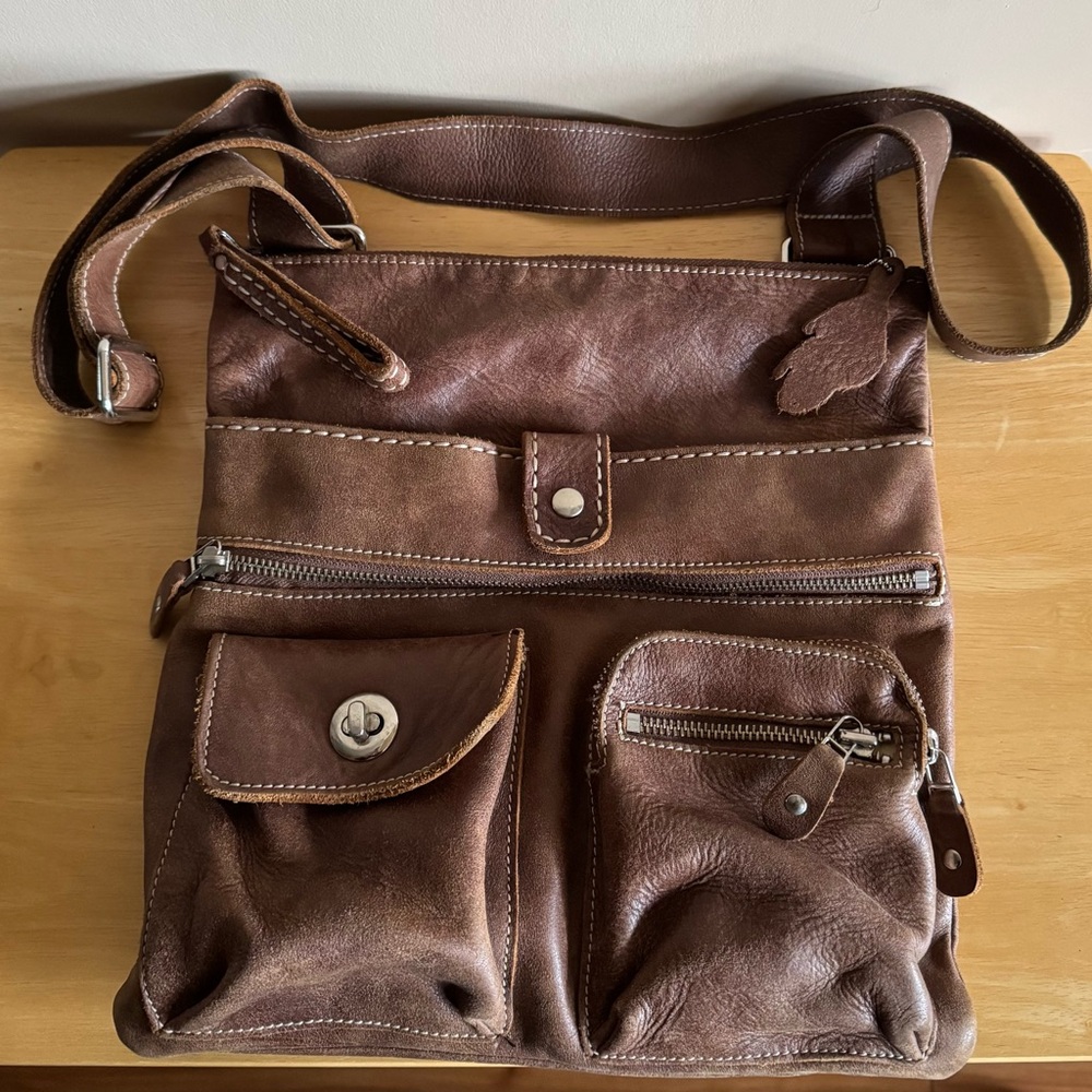 Root Tribe Leather Handbag